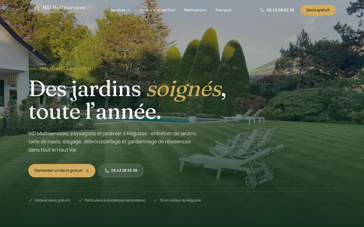 Page d’accueil du site MD Multiservices (md-multiservices.fr)